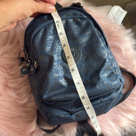 Kipling Navy Patterned Backpack - Picture 9 of 10